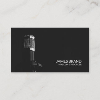 Studio Microphone Business Card