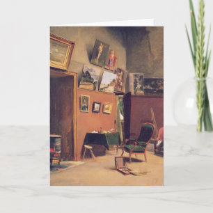 Studio on Rue de Furstenberg Frédéric Bazille Card
