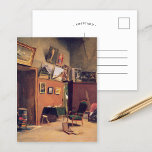 Studio on Rue de Furstenberg | Frédéric Bazille Postcard<br><div class="desc">Studio in the Rue de Furstenberg (1865) by French impressionist artist Frédéric Bazille. Original artwork is an oil painting on canvas depicting the interior of the art studio Bazille shared with Claude Monet at the time. 

Use the design tools to add custom text or personalise the image.</div>