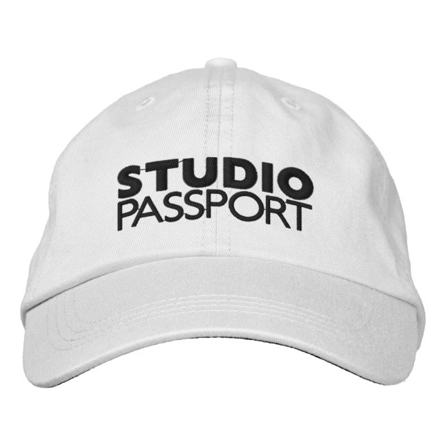 STUDIO PASSPORT EMBROIDERED HAT (Front)