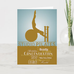 Studio Pilates - Card, Greeting Card