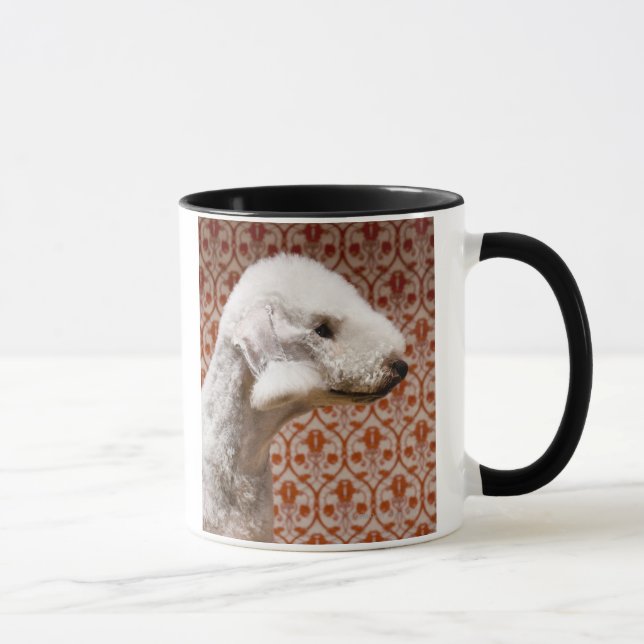 Studio shot of Bedlington Terrier Mug (Right)