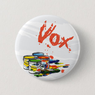 studio vox 6 cm round badge