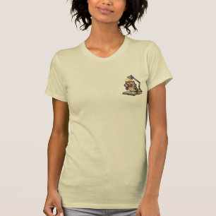 Studious Cartoon Owl Wearing Glasses T-Shirt