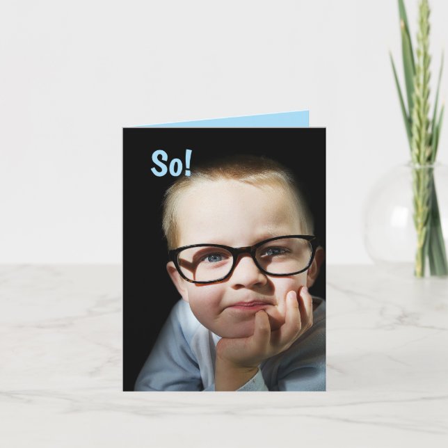 STUDIOUS GET WELL CARD (Front)