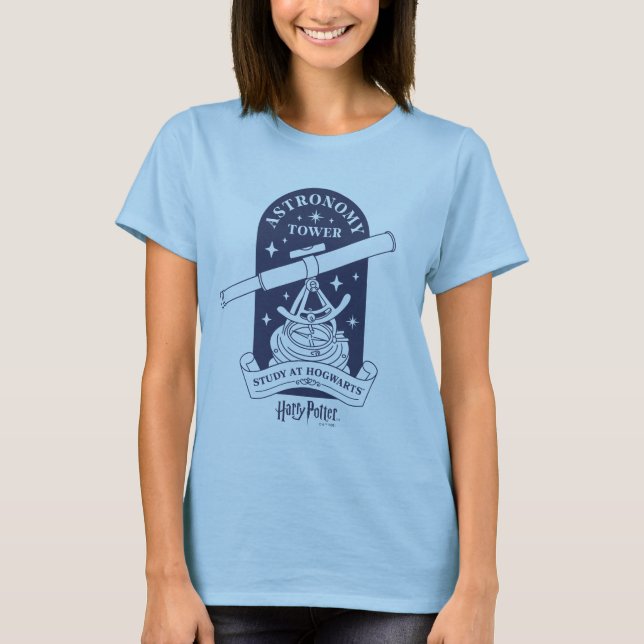 Study at HOGWARTS™ Astronomy Tower T-Shirt (Front)