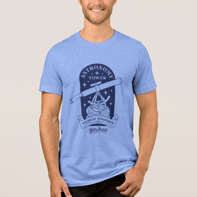 Study at HOGWARTS™ Astronomy Tower Tri-Blend Shirt (Front)