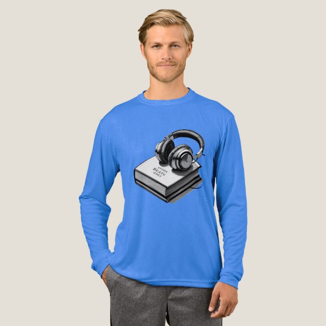 Study Beats Only Motivation T-Shirt Tri-Blend Shirt (Full Front)