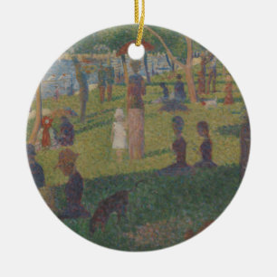 Study for A Sunday on La Grande Jatte Ceramic Tree Decoration