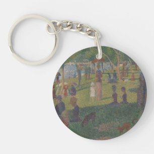 Study for A Sunday on La Grande Jatte Key Ring