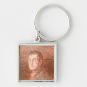 Study for an equestrian portrait key ring