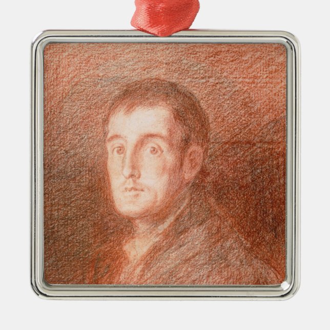 Study for an equestrian portrait metal tree decoration (Front)