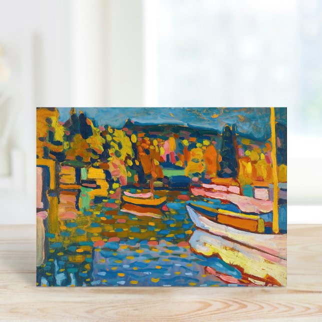 Study for Autumn Landscape with Boats | Kandinsky Card (Creator Uploaded)