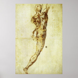 Study for Battle Cascina Michelangelo Renaissance Poster