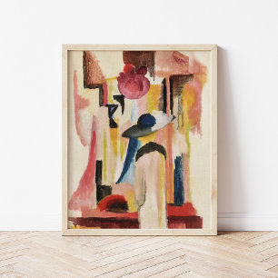 Study for Bright Shop Window   August Macke Poster