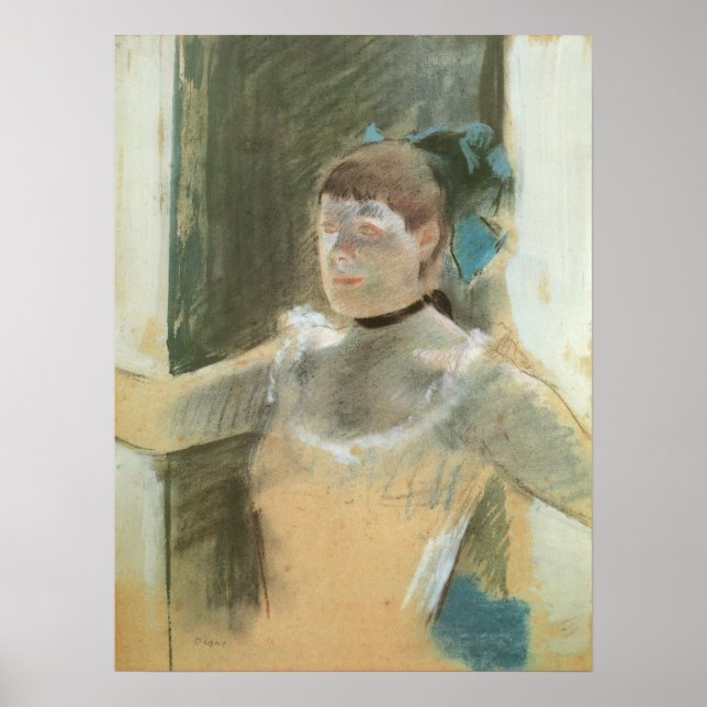 Study for Bust of a Dancer by Edgar Degas Poster (Front)
