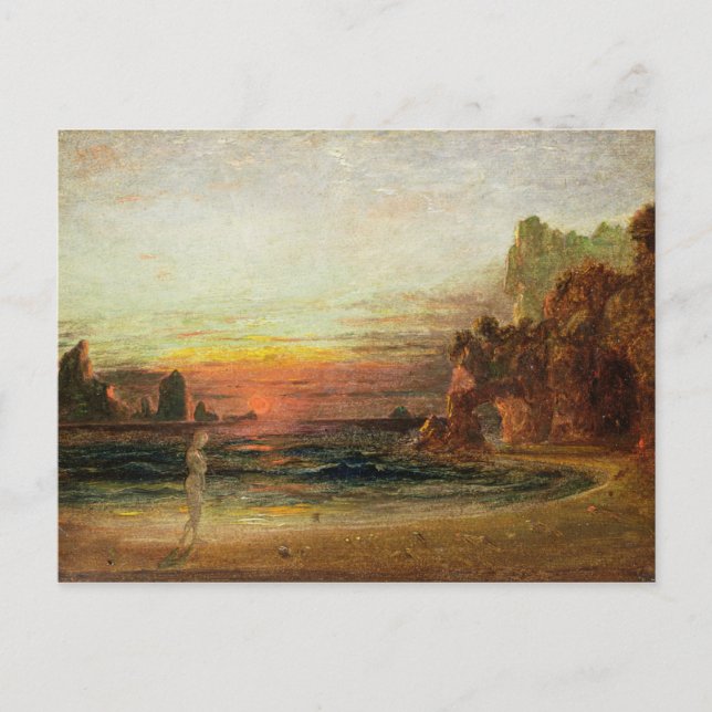 Study for 'Calypso's Grotto', c.1843 (oil on panel Postcard (Front)