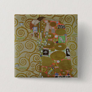 Study for Fulfilment, c.1905-09 (w/c & gold on pap 15 Cm Square Badge