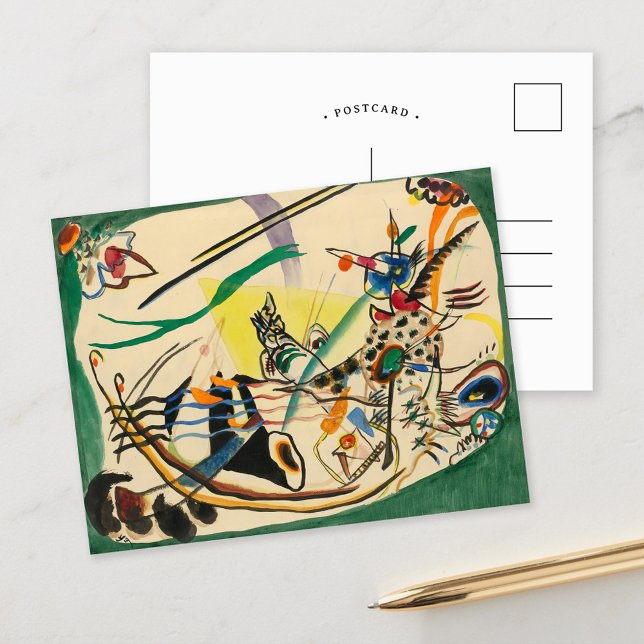 Study for Green Border | Kandinsky Postcard (Creator Uploaded)