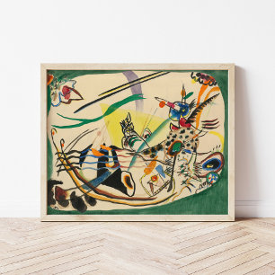 Study for Green Border   Kandinsky Poster