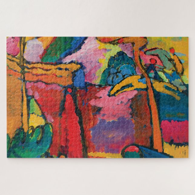 Study for Improvisation V by Wassily Kandinsky Jigsaw Puzzle (Horizontal)