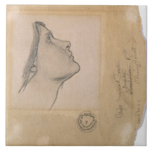 Study for 'Lamia', c.1904-05 (pencil on paper) Tile