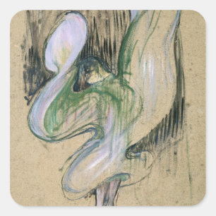 Study for Loie Fuller Square Sticker