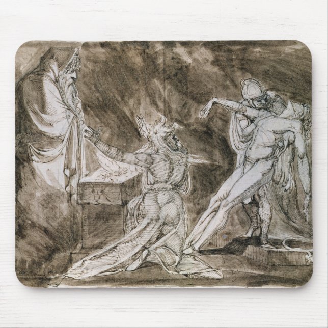 Study for "Saul and the Witch of Endor" Mouse Pad (Front)