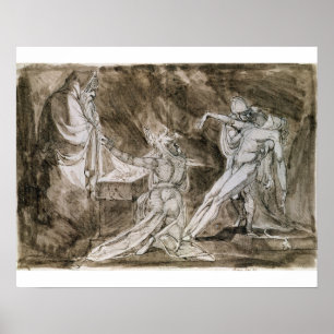 Study for "Saul and the Witch of Endor" Poster