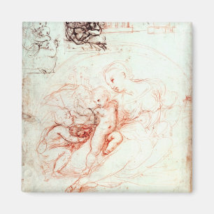 Study for the Alba Madonna, c.1508-09 Magnet