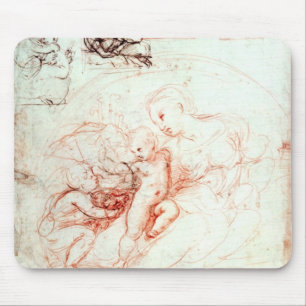 Study for the Alba Madonna, c.1508-09 Mouse Pad