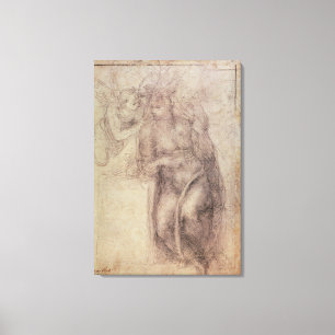 Study for the Annunciation Canvas Print