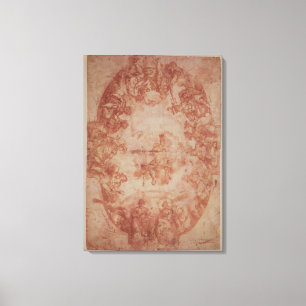 Study for the ceiling of the Casa de Pilatos Canvas Print