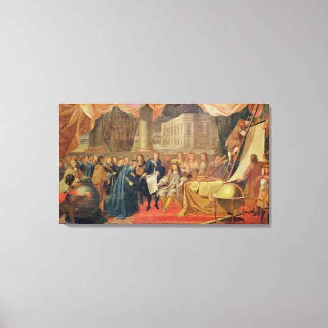 Study for The Establishment of the Academie Canvas Print (Front)
