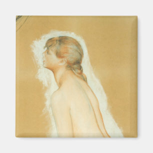 Study for 'The Large Bathers' by Pierre Renoir Magnet