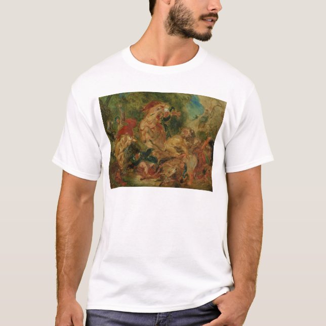 Study for The Lion Hunt, 1854 T-Shirt (Front)