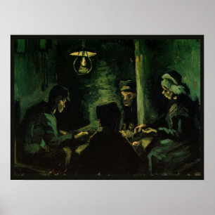Study for The Potato Eaters by Vincent van Gogh Poster