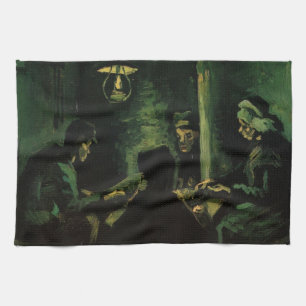 Study for The Potato Eaters by Vincent van Gogh Tea Towel