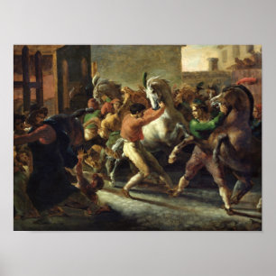Study for the Race of the Barbarian Horses, 1817 Poster