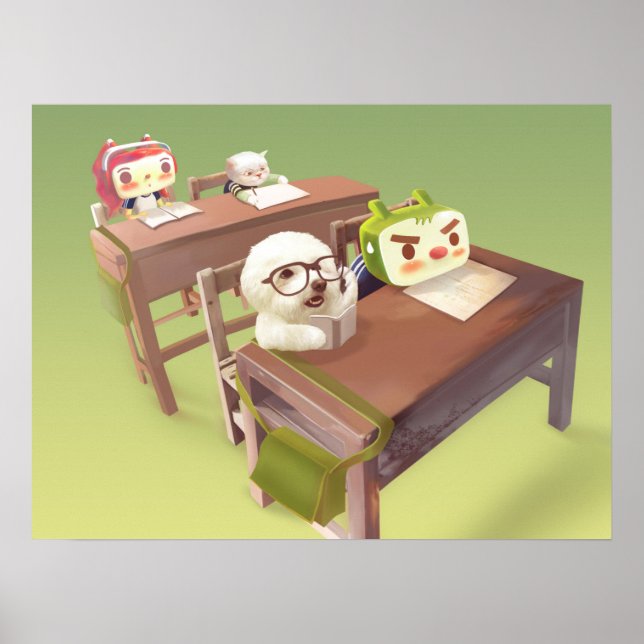 Study Hard Poster (Front)