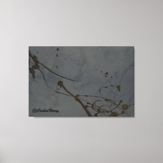 Study In Black Canvas Print