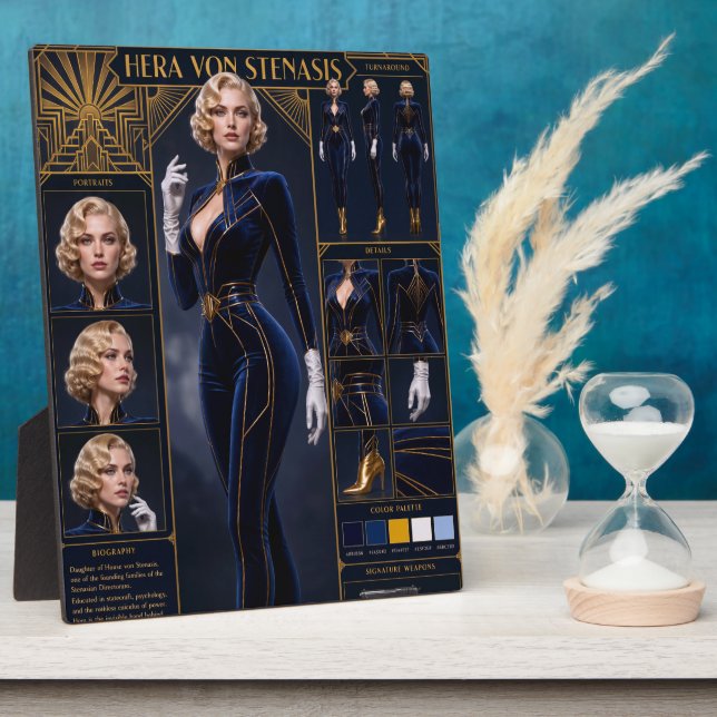 Study in Power Sovereign Grace Hera von Stenasis Plaque (Side)