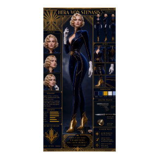 Study in Power Sovereign Grace Hera von Stenasis Poster