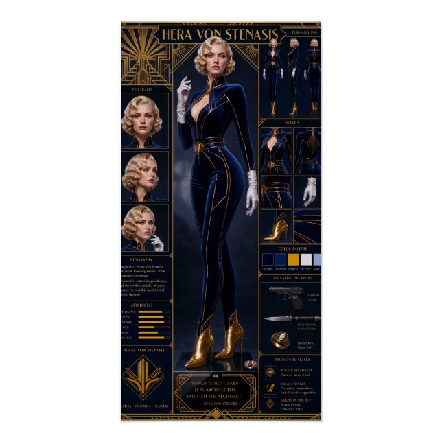 Study in Power Sovereign Grace Hera von Stenasis Poster (Front)