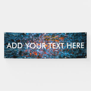 Study In Watercolor - Orange Banner