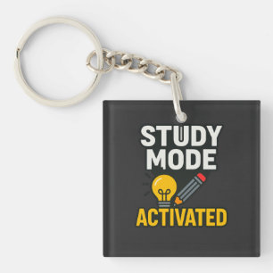 Study Mode Activated • Student & Teacher  Key Ring