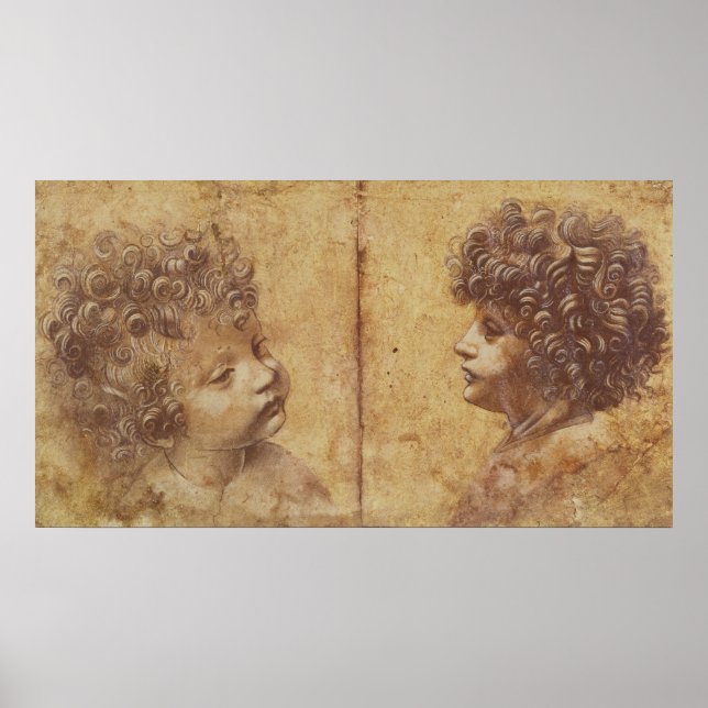 Study of a child's head poster (Front)