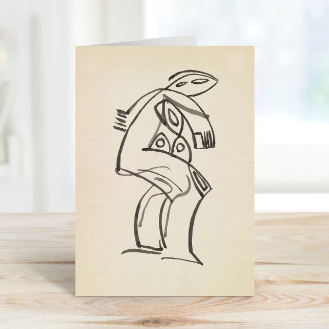 Study of a Female Figure | Henri Gaudier-Brzeska Card (Creator Uploaded)