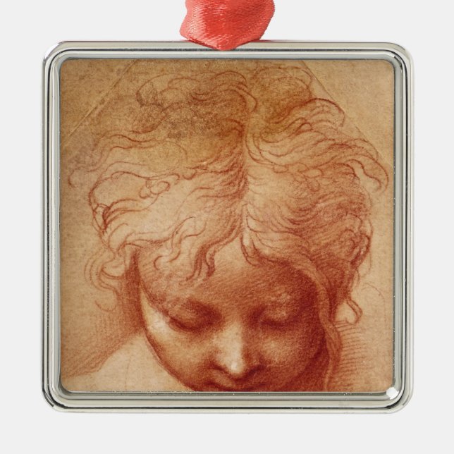 Study of a Head Metal Tree Decoration (Front)