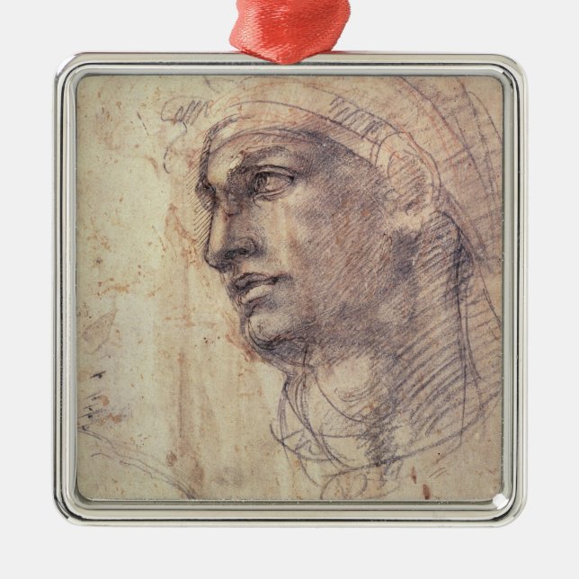 Study of a Head Metal Tree Decoration (Front)